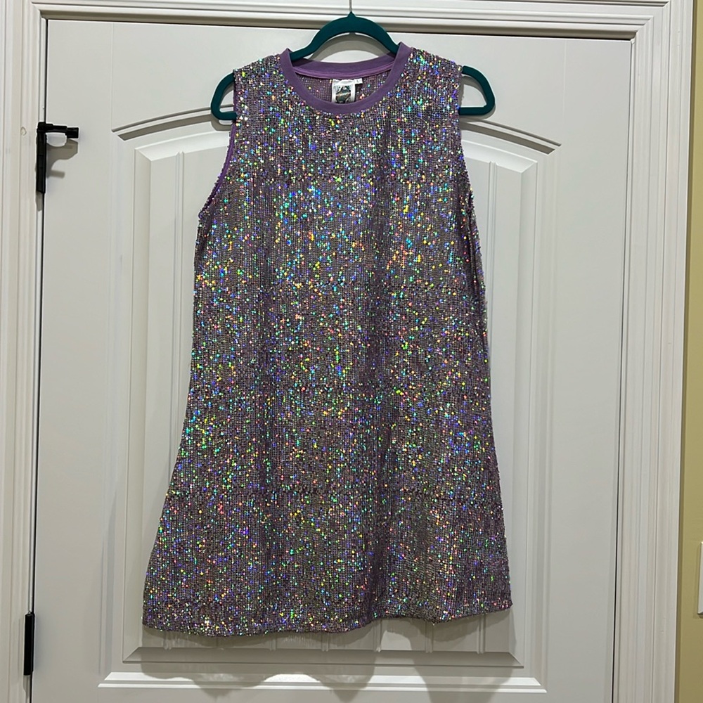✨NEW✨Queen of Sparkles Lavender Sequin Coverup